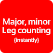 Major, minor Leg counting (instantly)